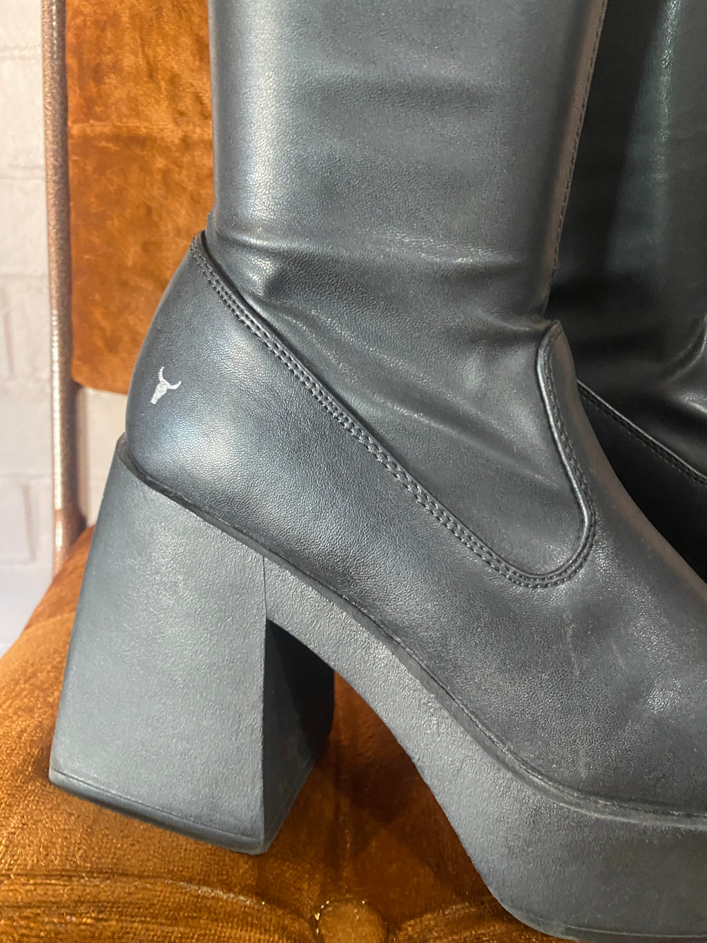Like new Windsor Smith Badgirls Knee High Platform Boots