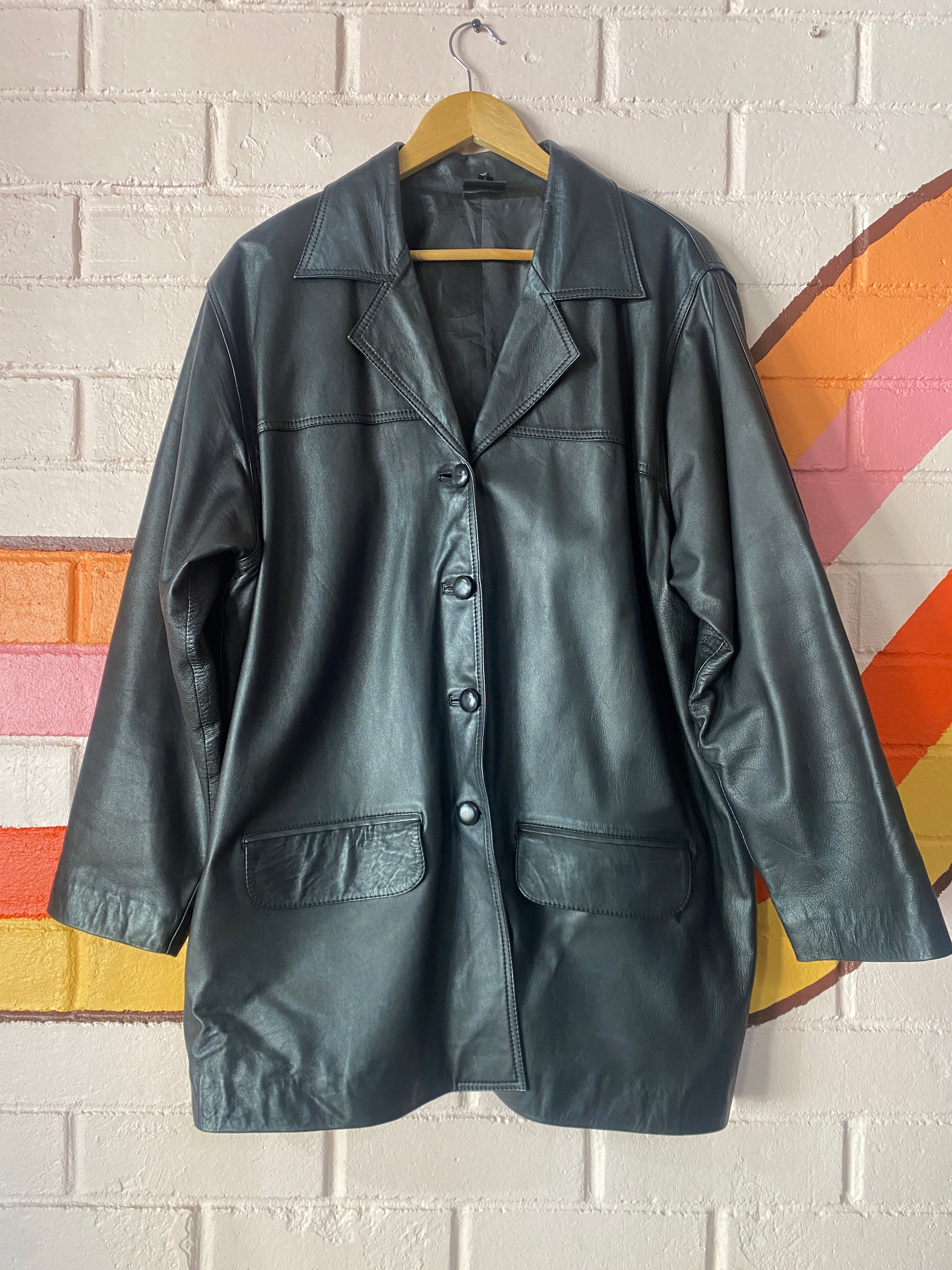 90’s Vintage Leather Jacket