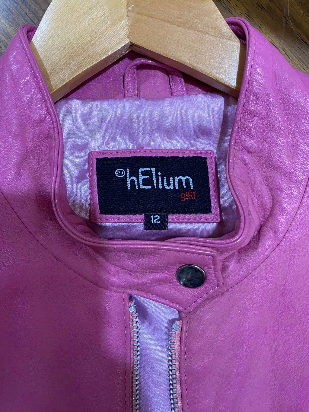 Barbie Pink 1990’s/Y2K Leather Bomber Jacket