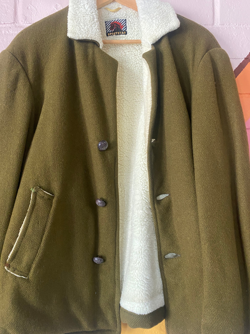 Sportstar 70s Pure Wool Coat