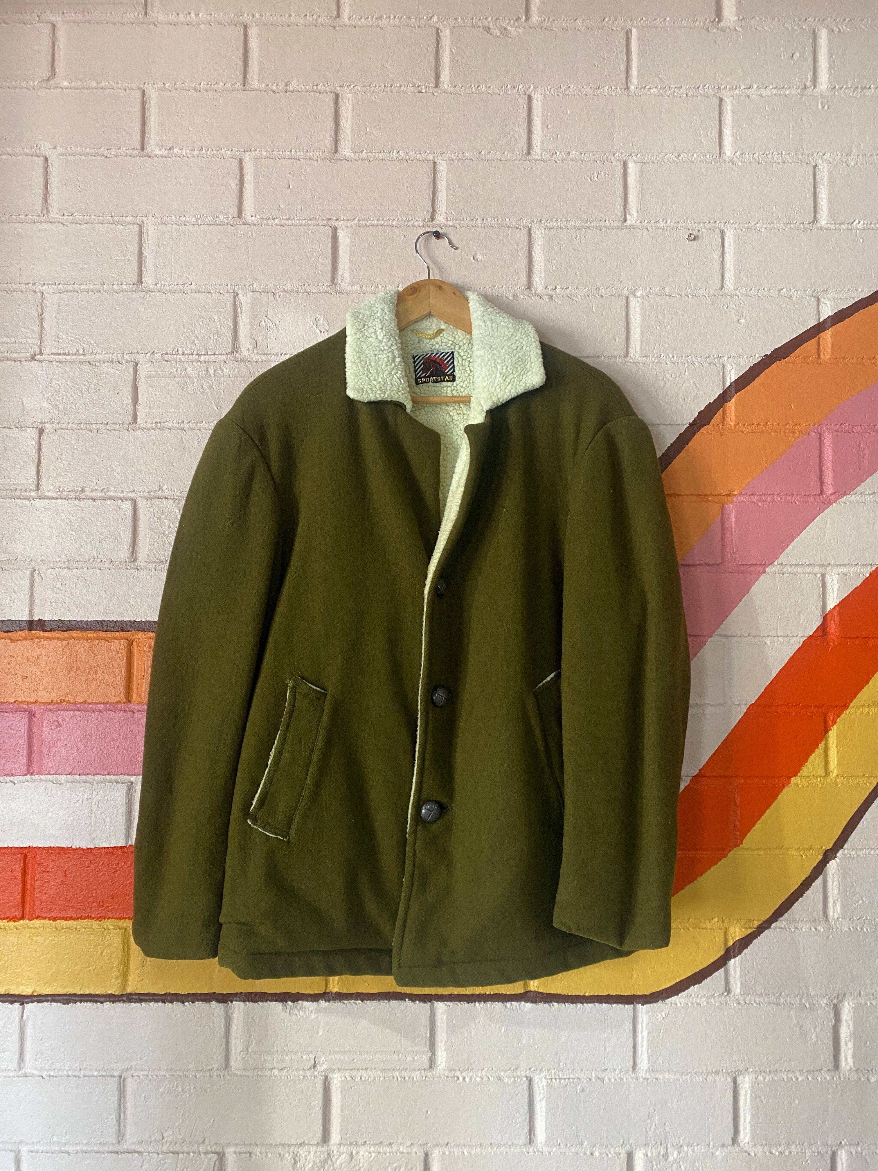 Sportstar 70s Pure Wool Coat
