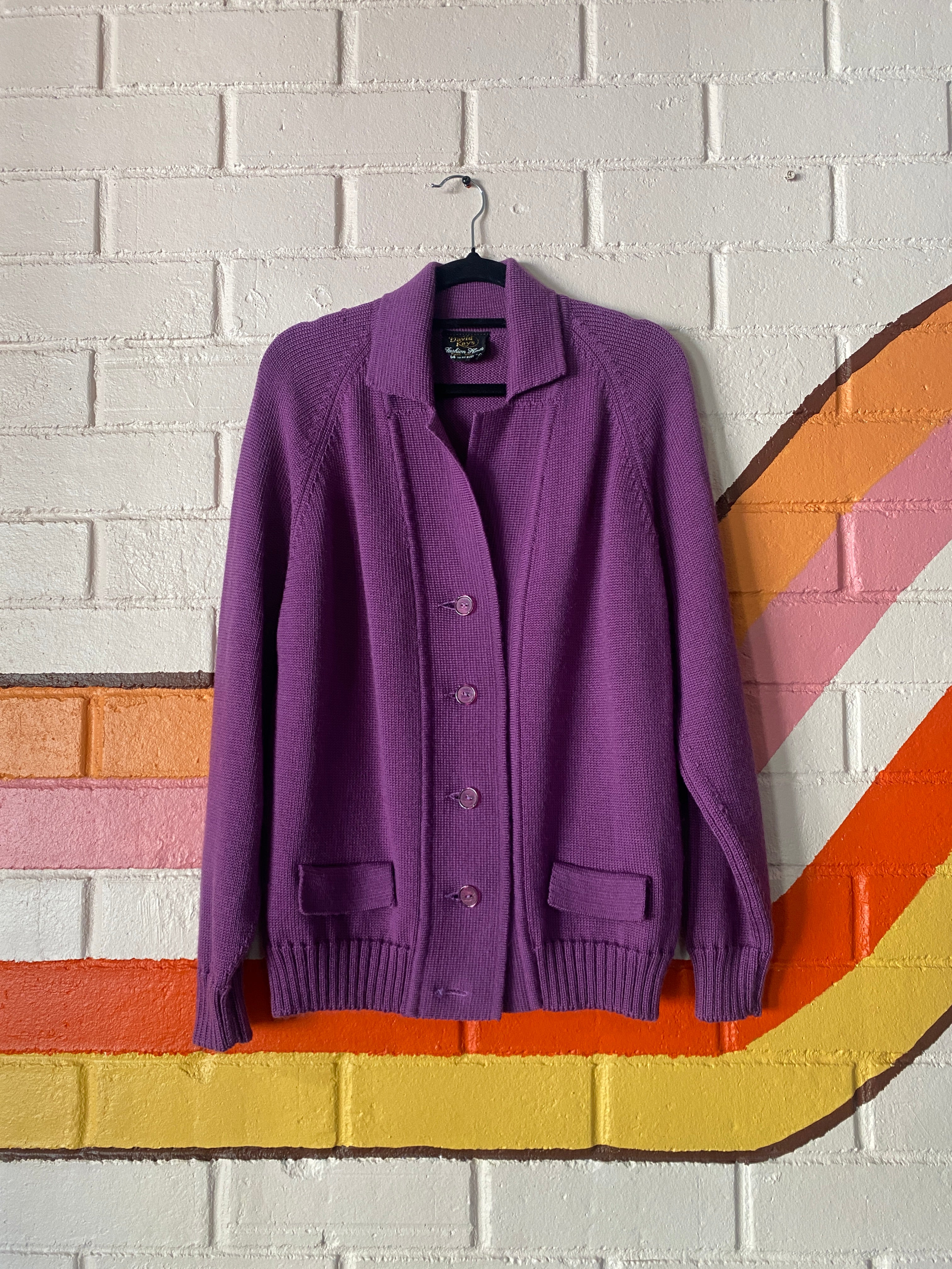 1960’s David Keys Wool Knit Cardy