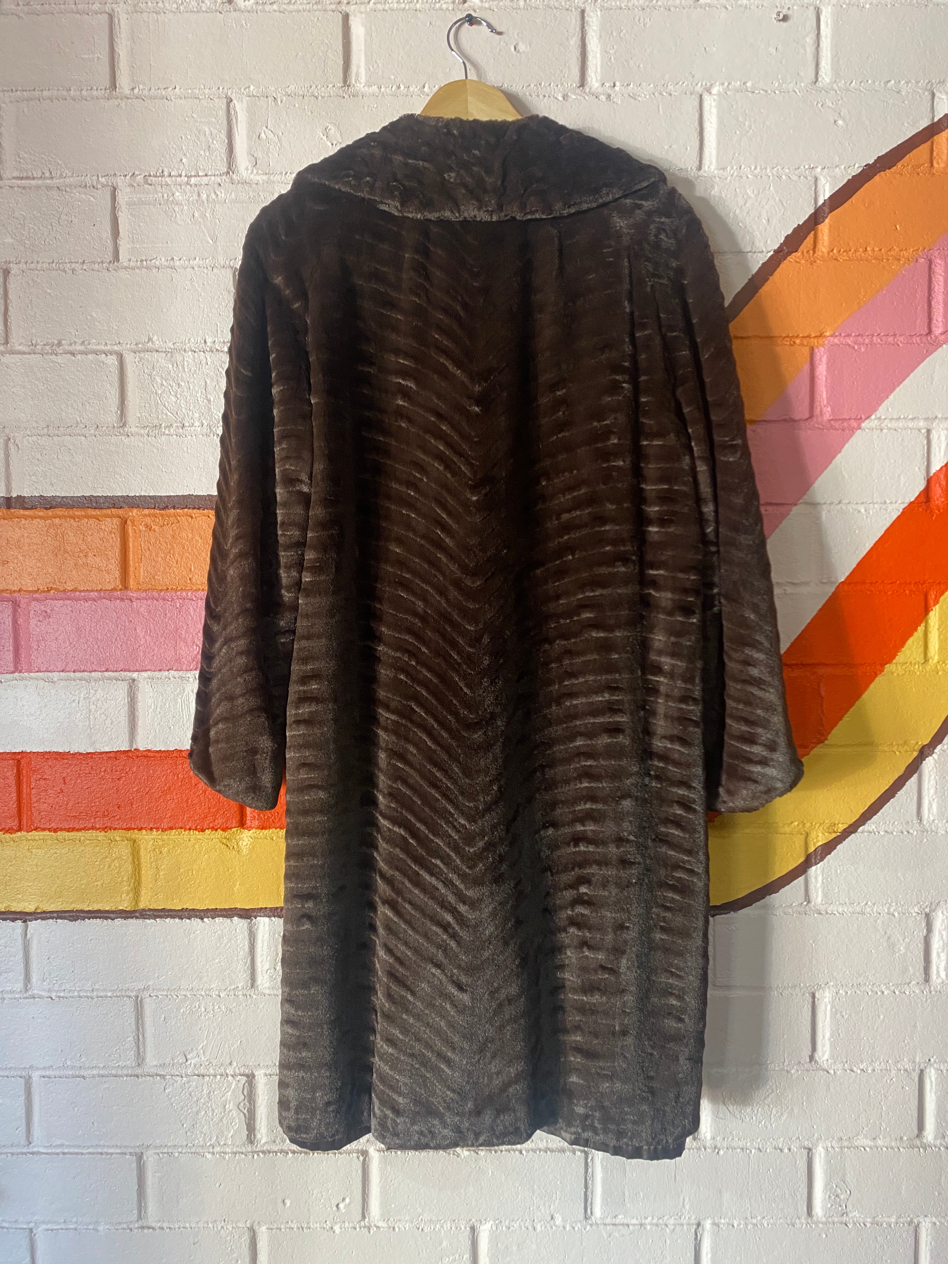 1960’s/70’s Vintage Faux Fur Stanley’s Coat