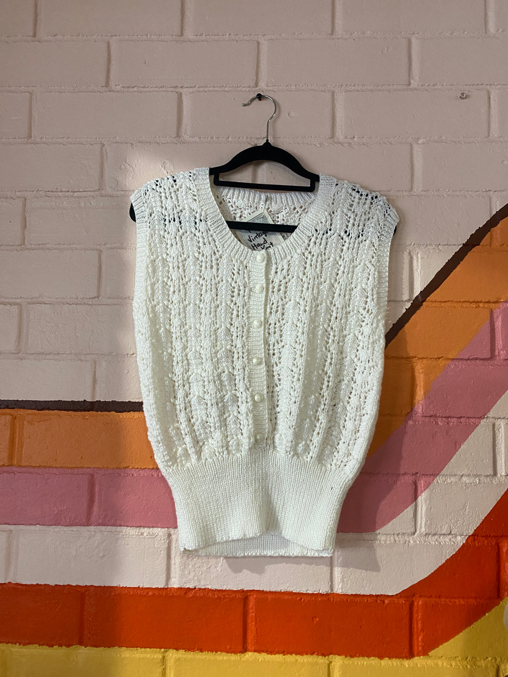 Vintage Hand Knit Vest
