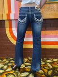 Vintage Y2K Rock&Roll Cowgirl Bootleg Jeans