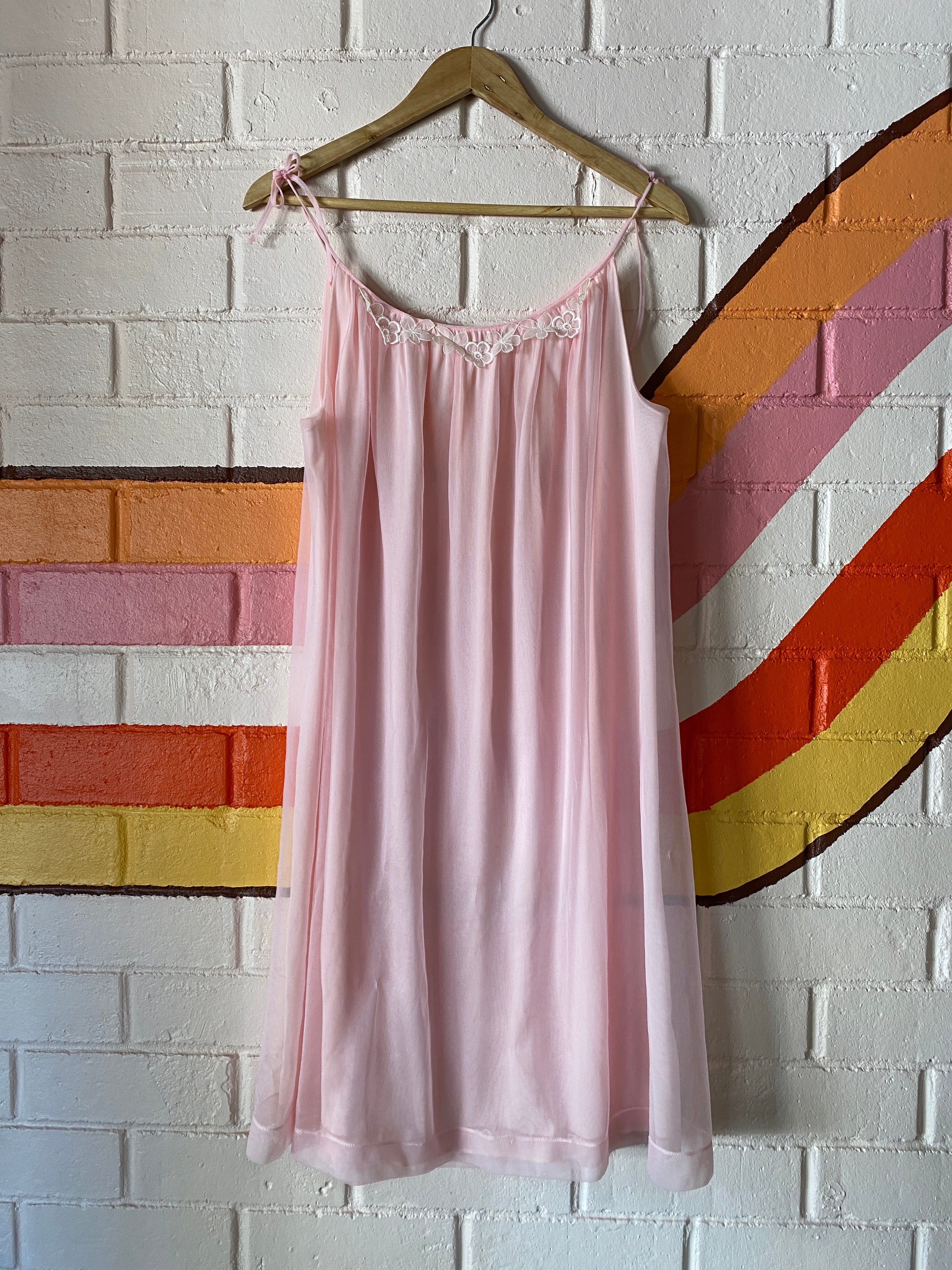 Napella sheer sweet pea pink dress