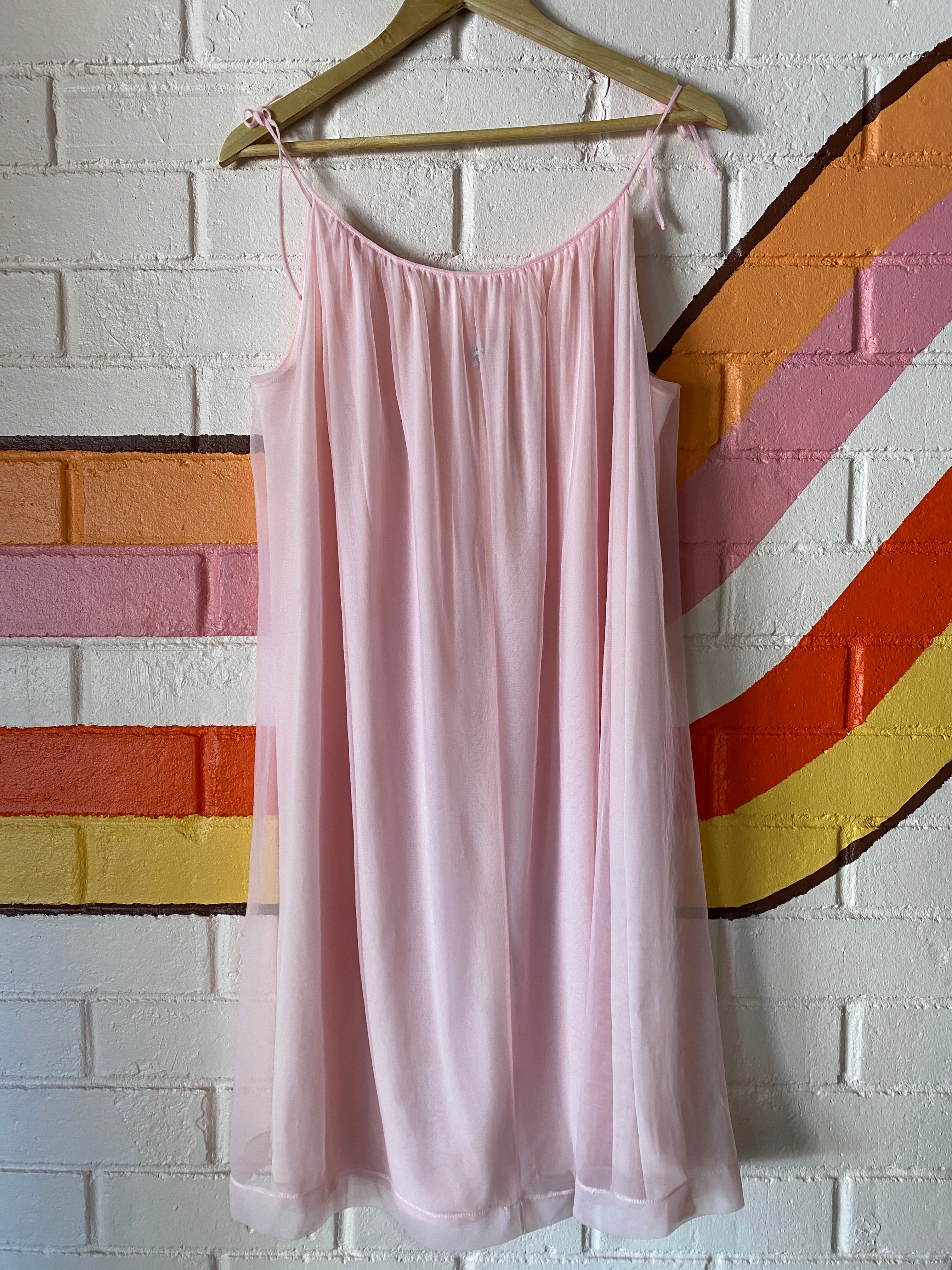 Napella sheer sweet pea pink dress