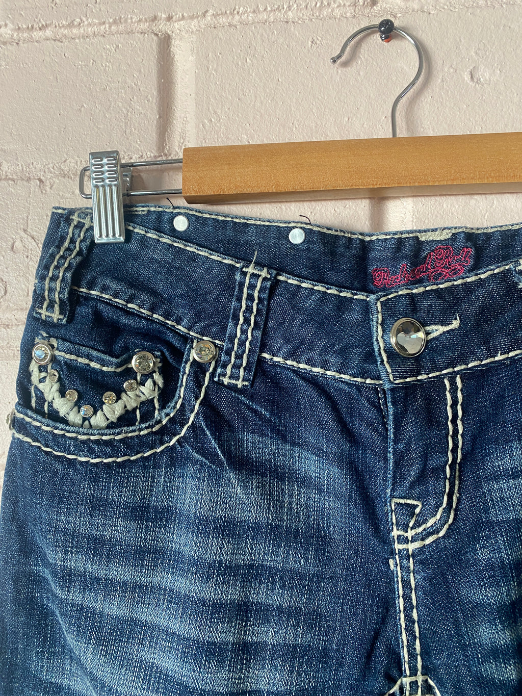 Vintage Y2K Rock&Roll Cowgirl Bootleg Jeans