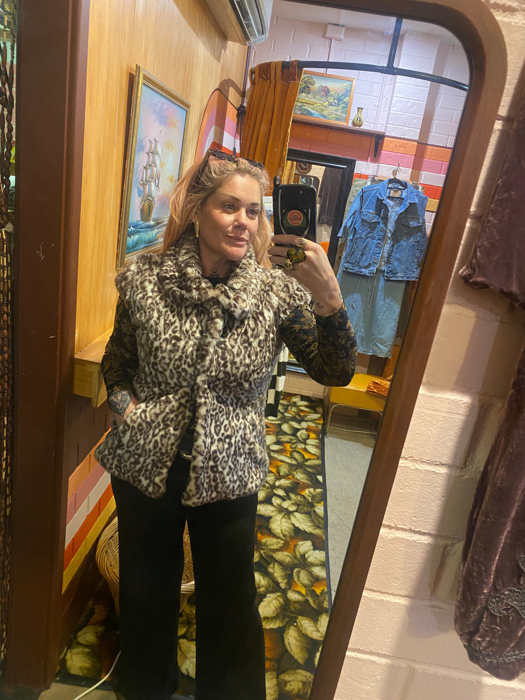 Y2K Faux Fur Vest