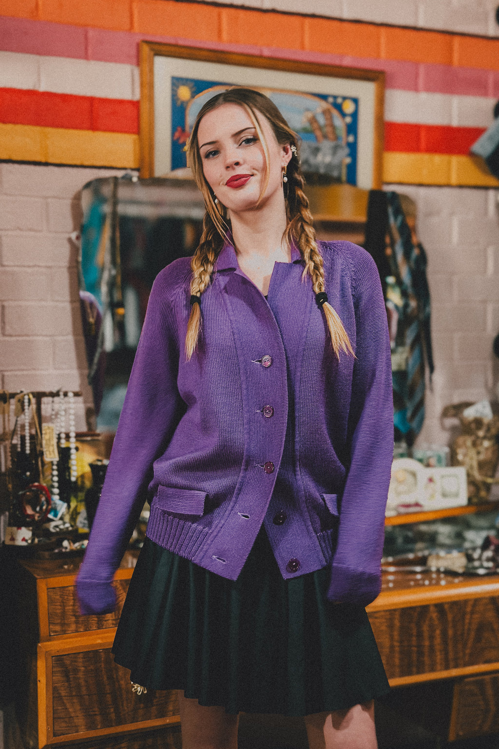 1960’s David Keys Wool Knit Cardy