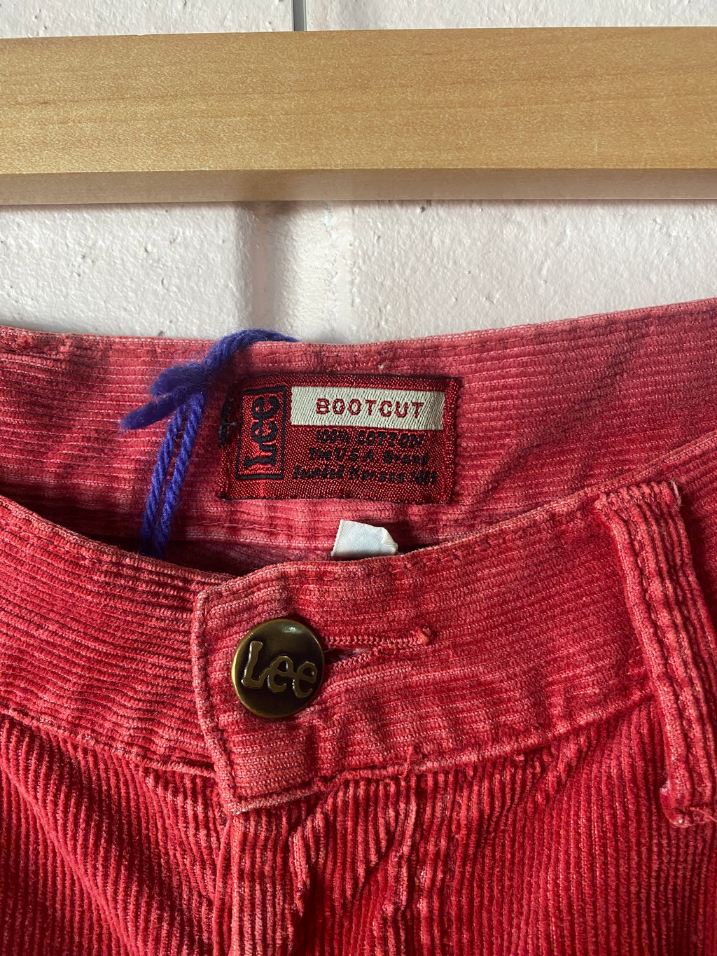 Lee Cherry 90s Cords, size 10