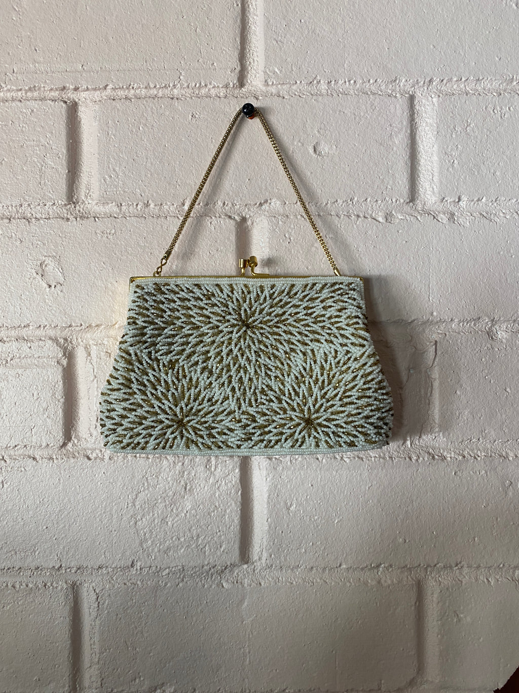 Starburst Beaded 60's wrist bag