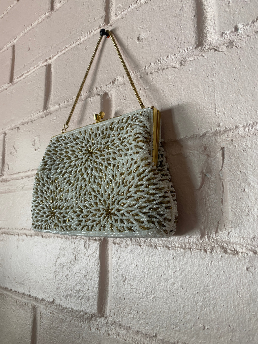 Starburst Beaded 60's wrist bag