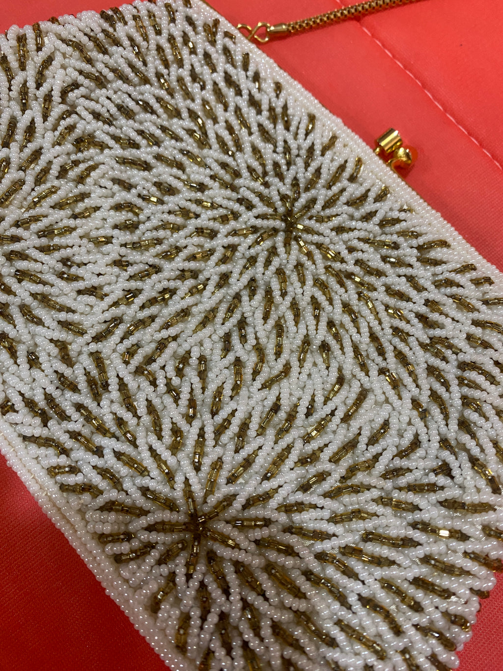 Starburst Beaded 60's wrist bag