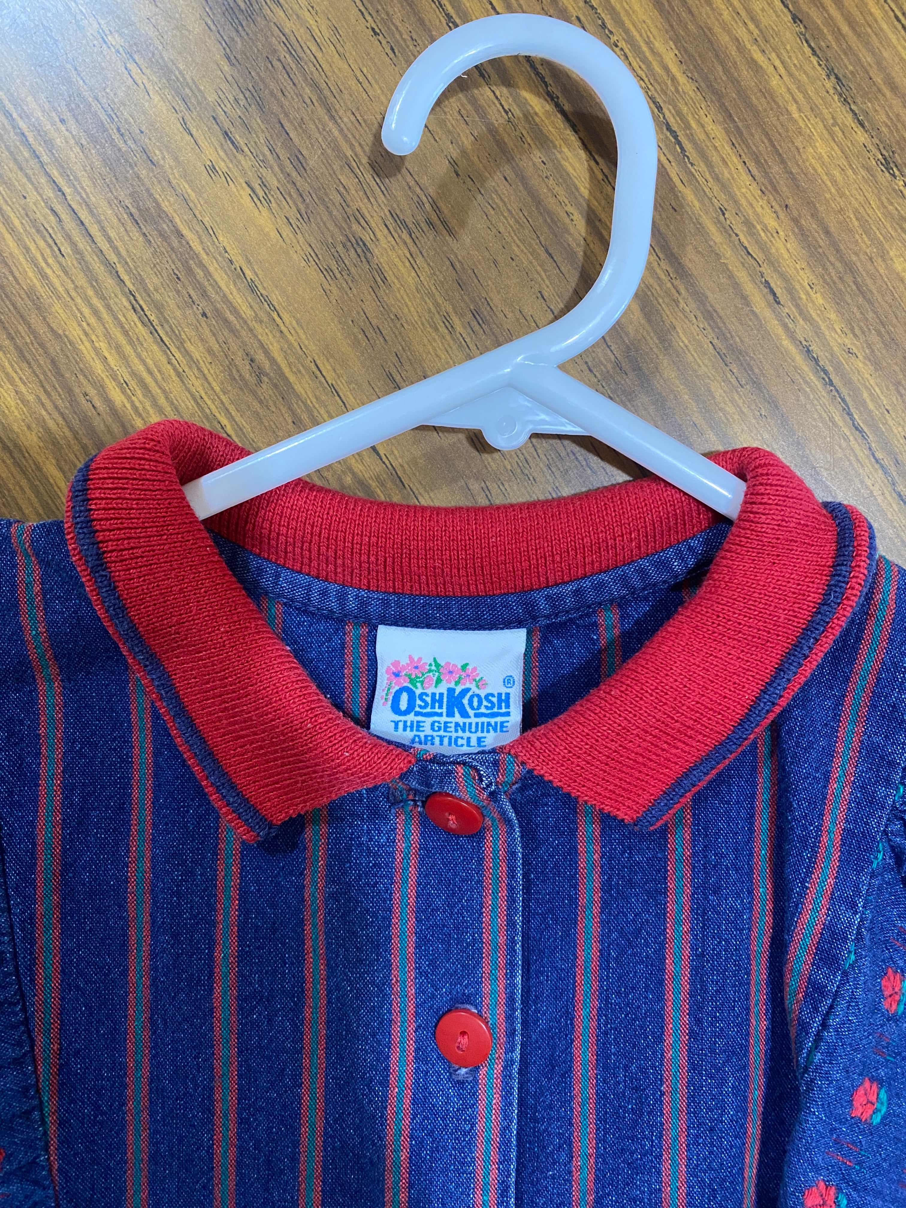 OshKosh B'Gosh Vintage 80/90's Denim Kids Boilersuit