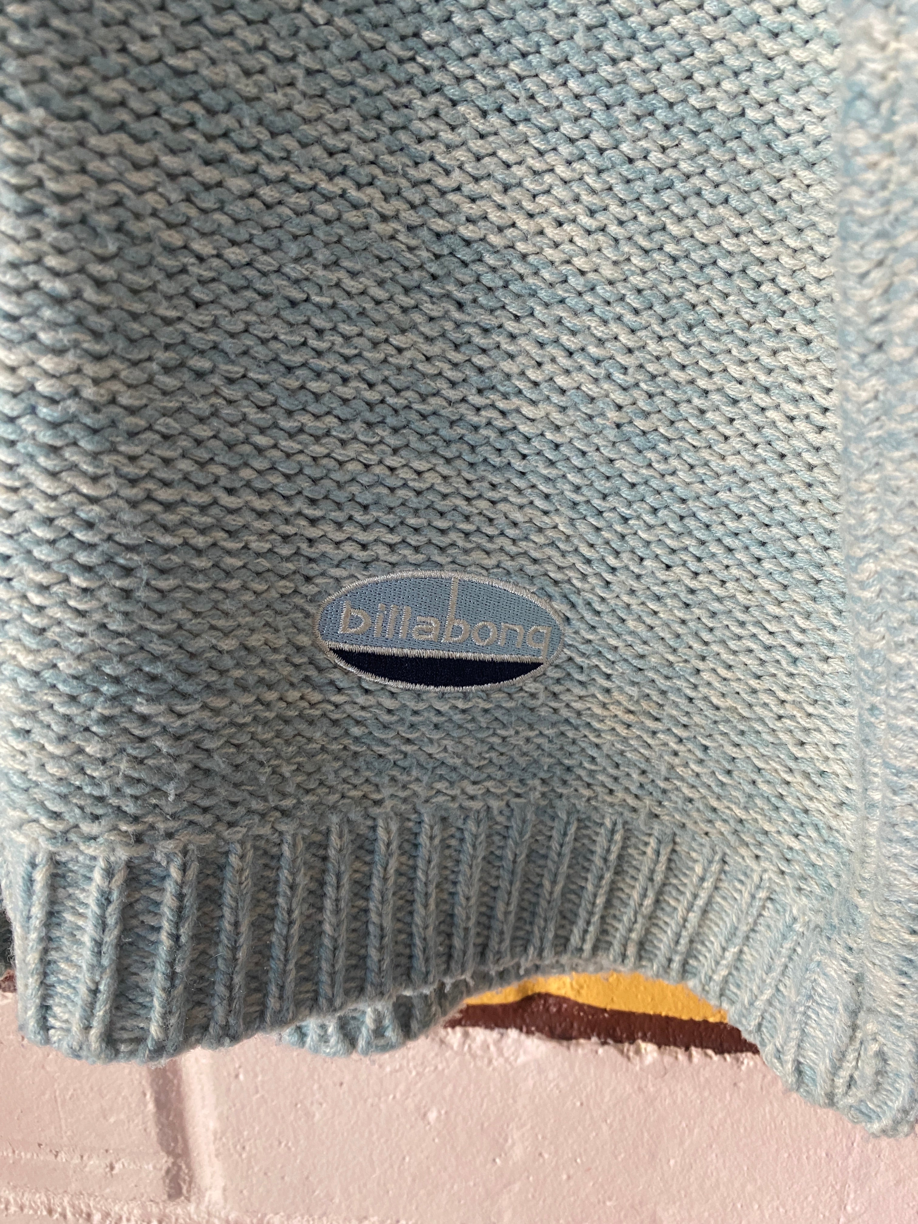 Billabong 90's blue ombre knit sweater