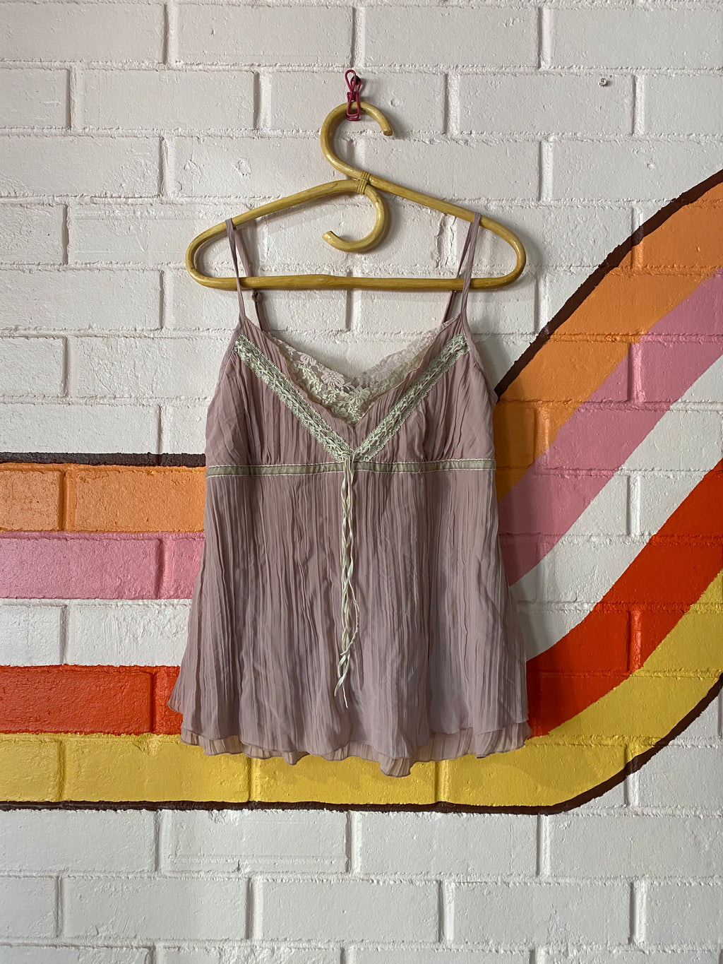 Dusty Rose Lacey Cami