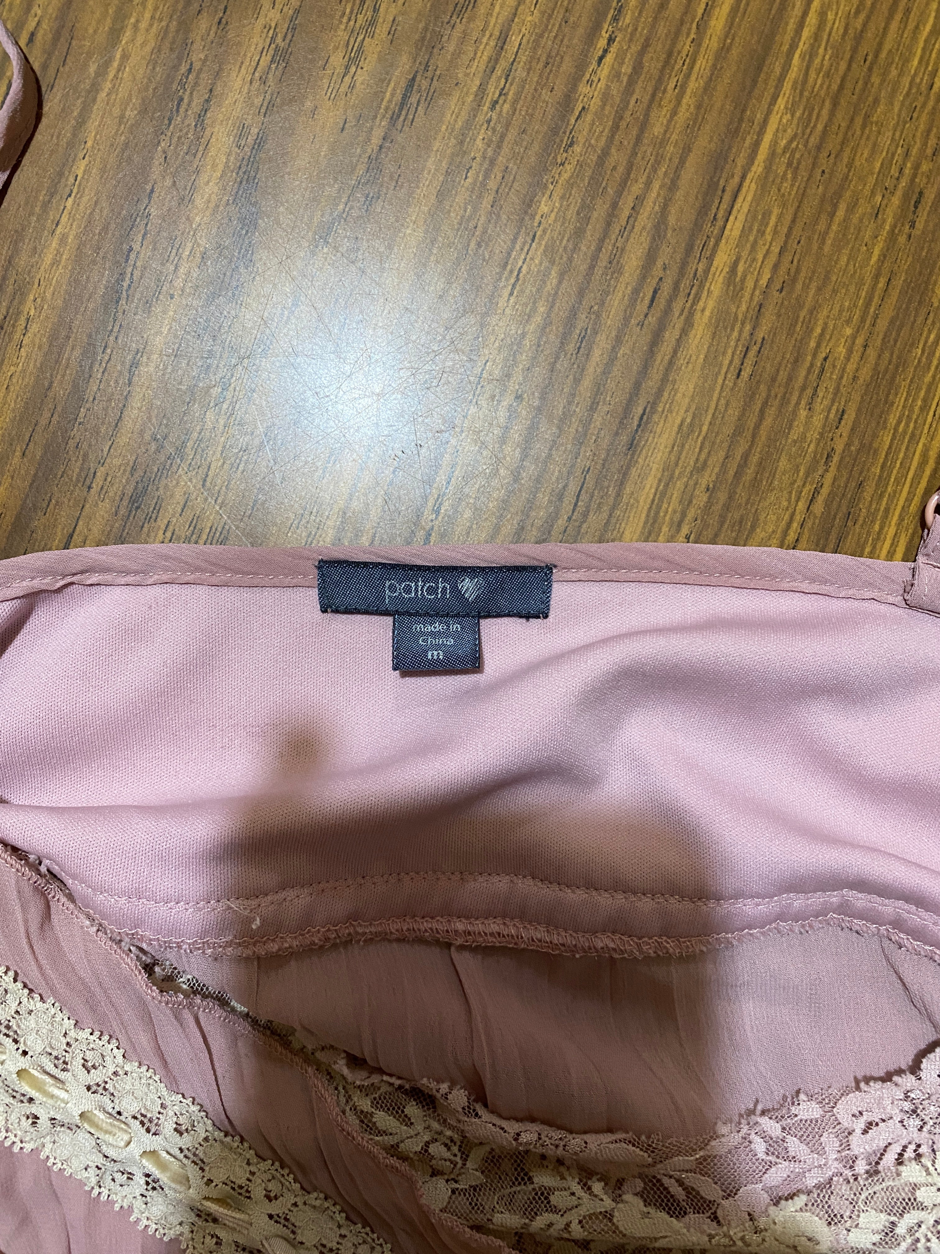 Dusty Rose Lacey Cami