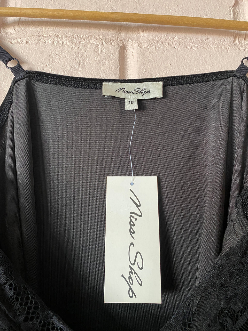 Velvet & lace slip dress