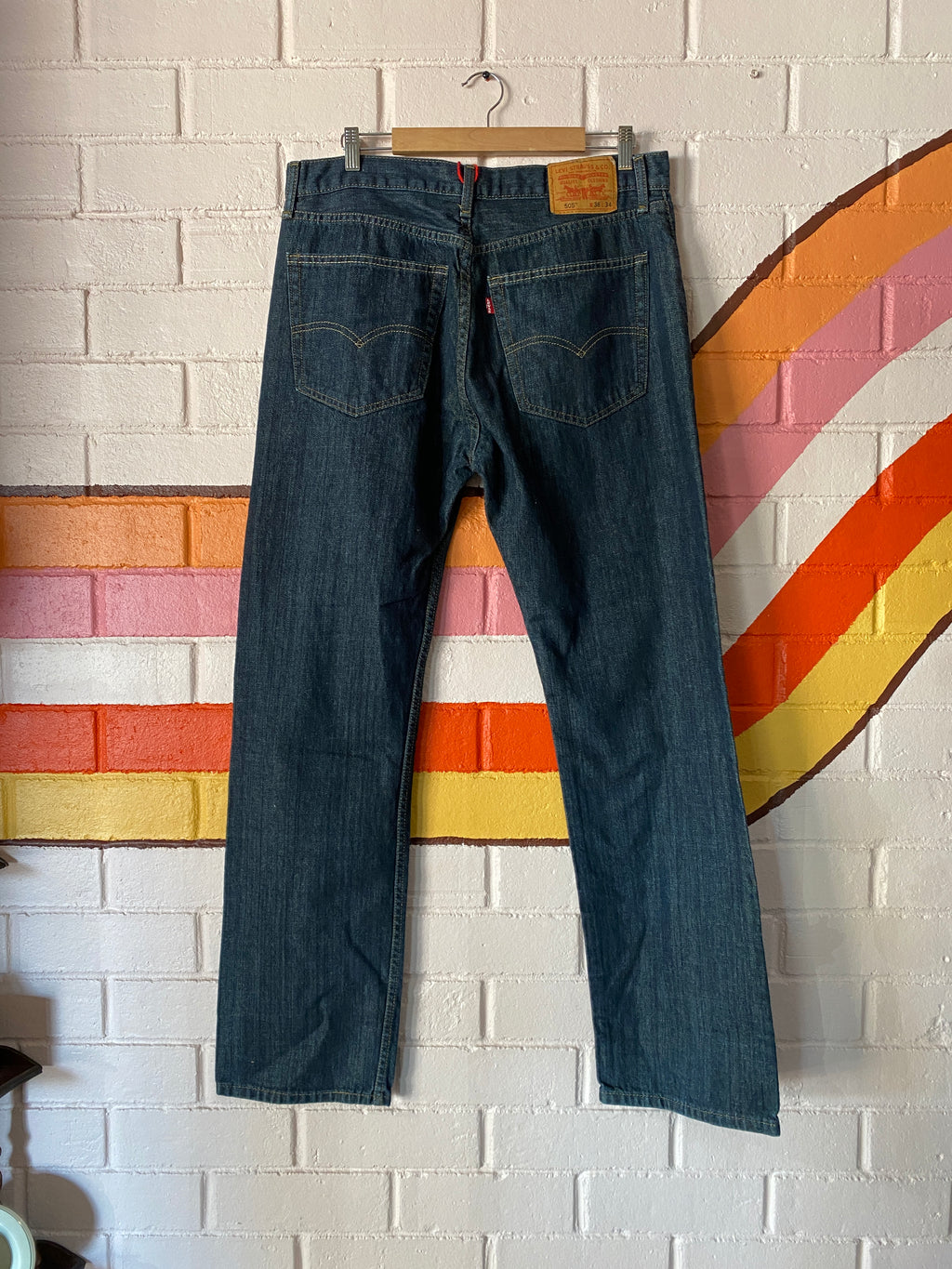 Levi's "workwear" 505 Dark Wash Jean