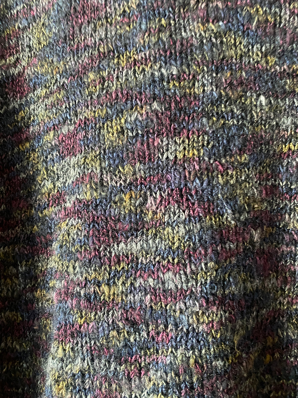 Vintage Hand Knit Wool Blend sweater, size L