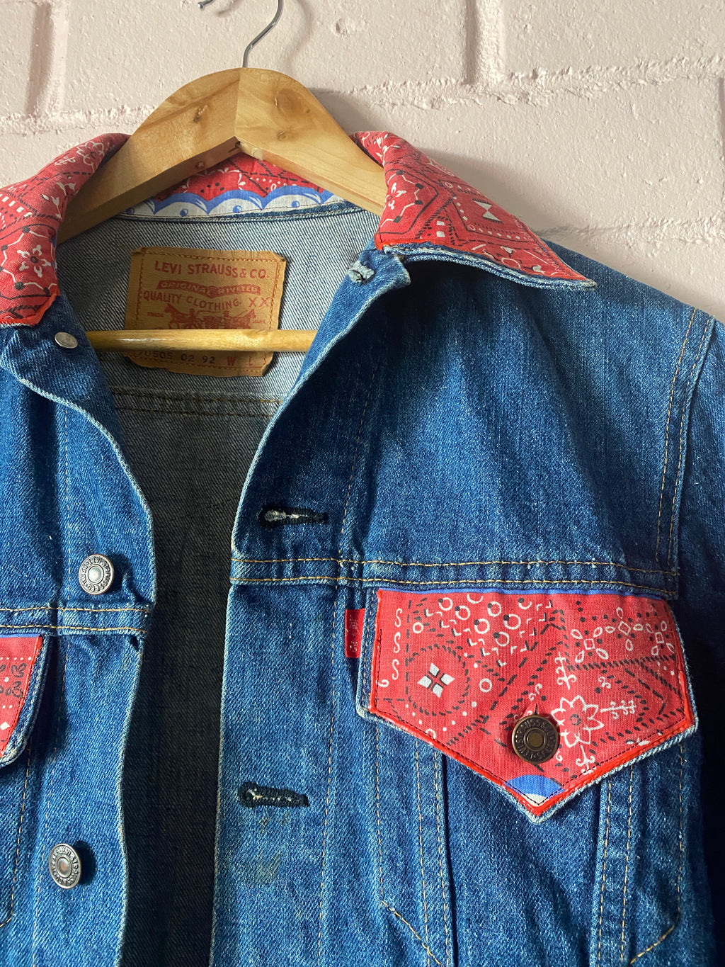 1990’s Reworked Levi's Western Patchwork Jacket, size M