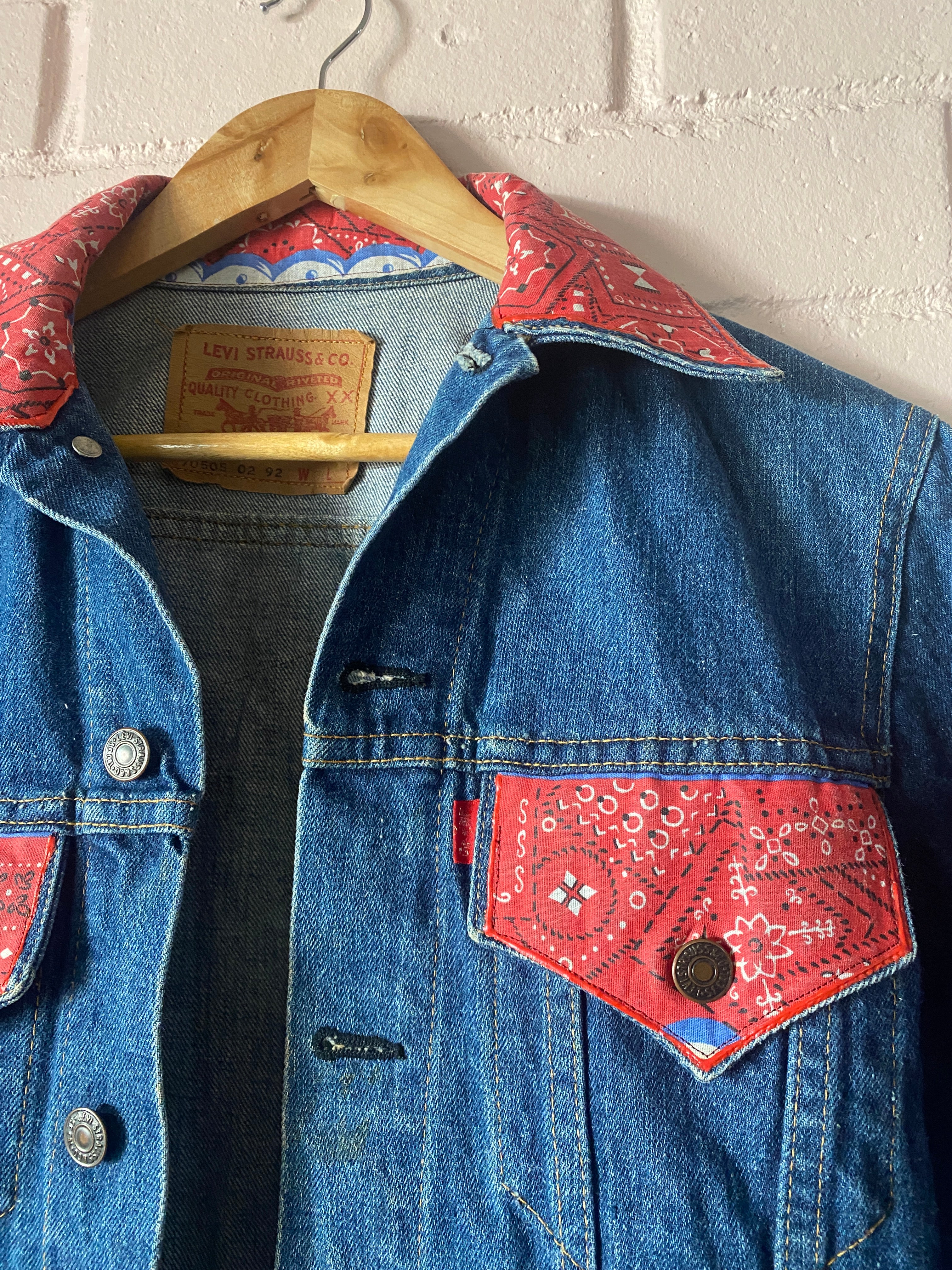 1990’s Reworked Levi's Western Patchwork Jacket, size M