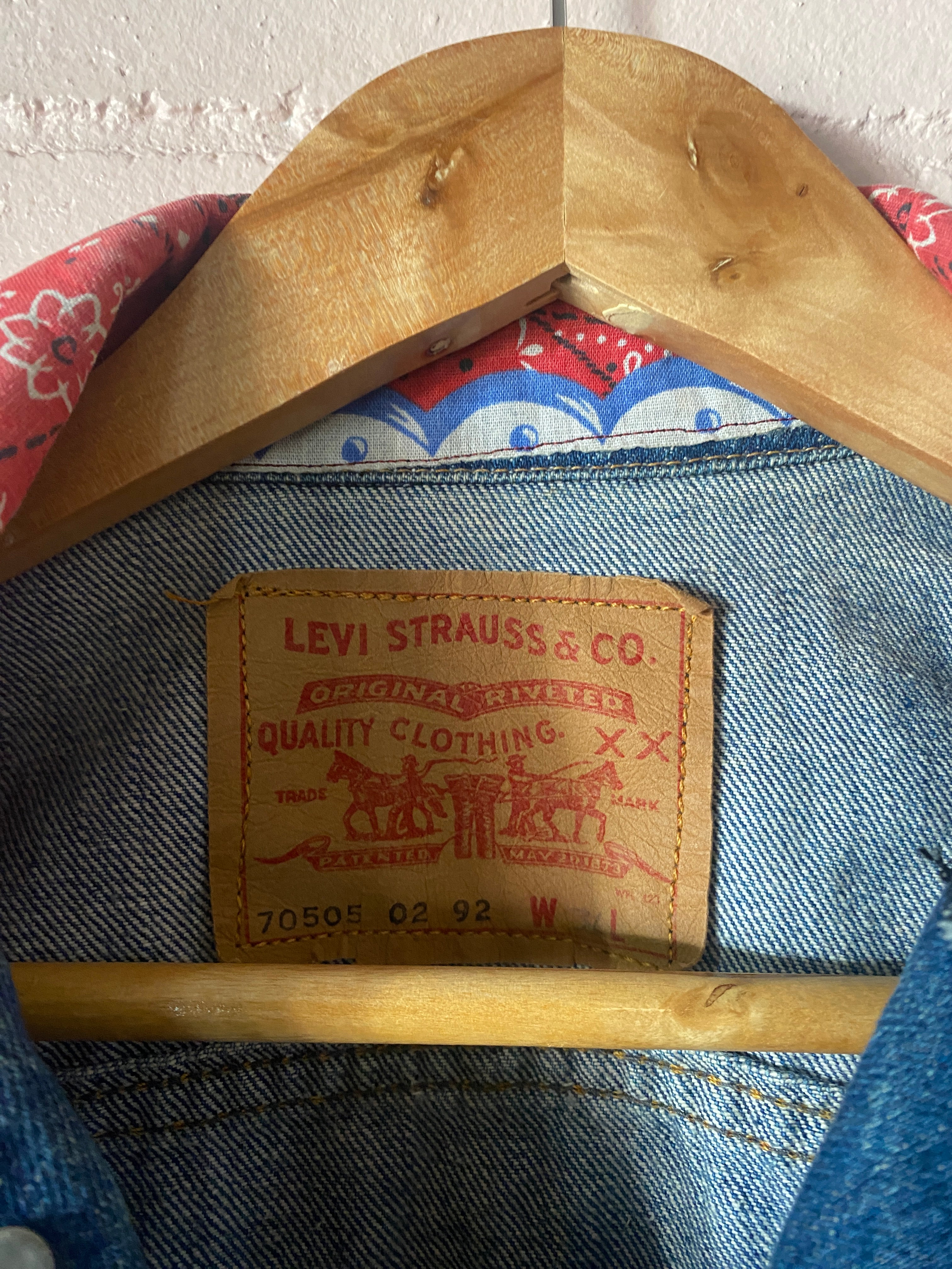 1990’s Reworked Levi's Western Patchwork Jacket, size M