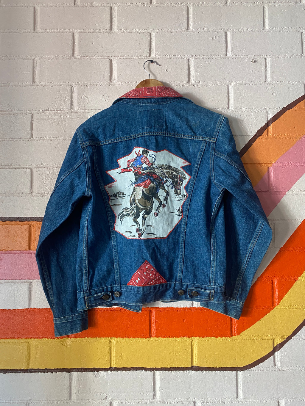 1990’s Reworked Levi's Western Patchwork Jacket, size M