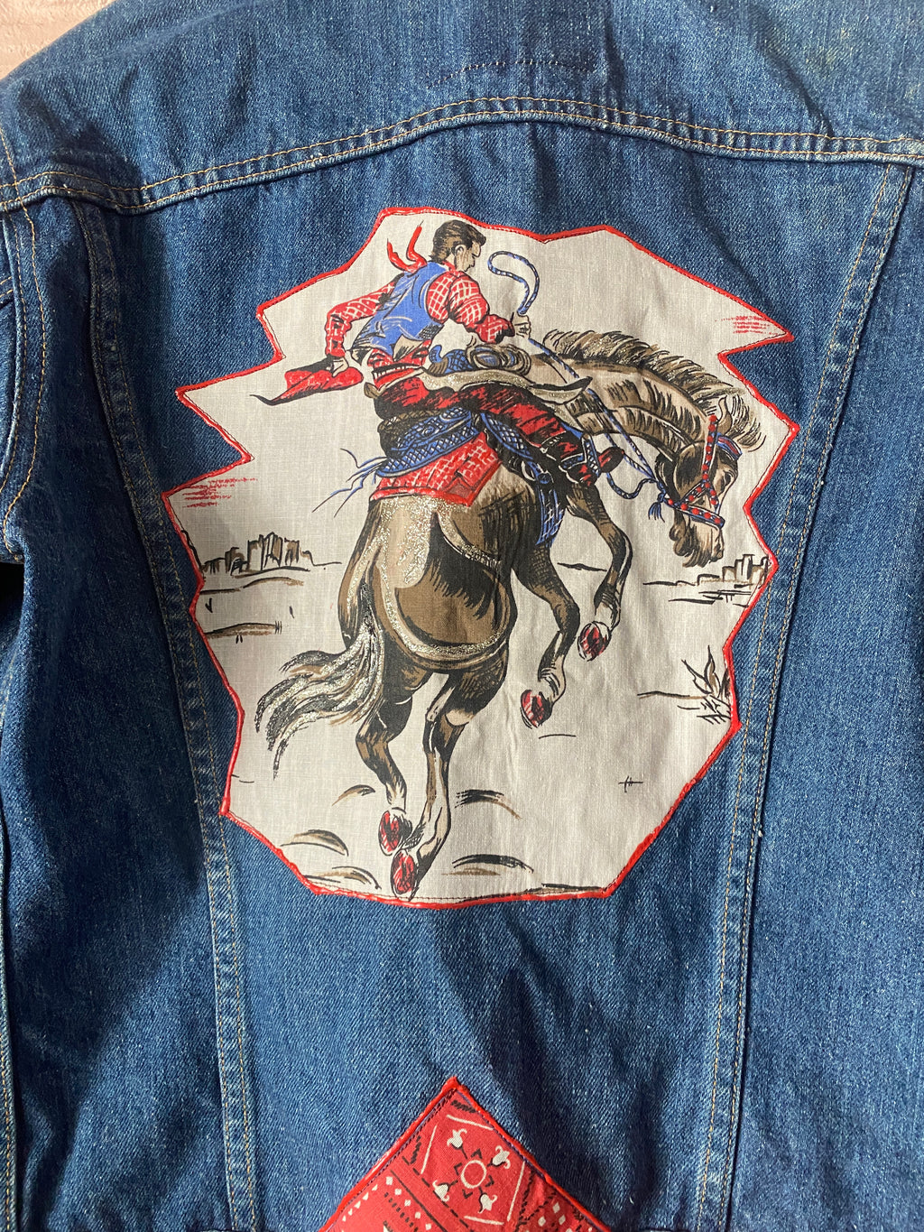 1990’s Reworked Levi's Western Patchwork Jacket, size M