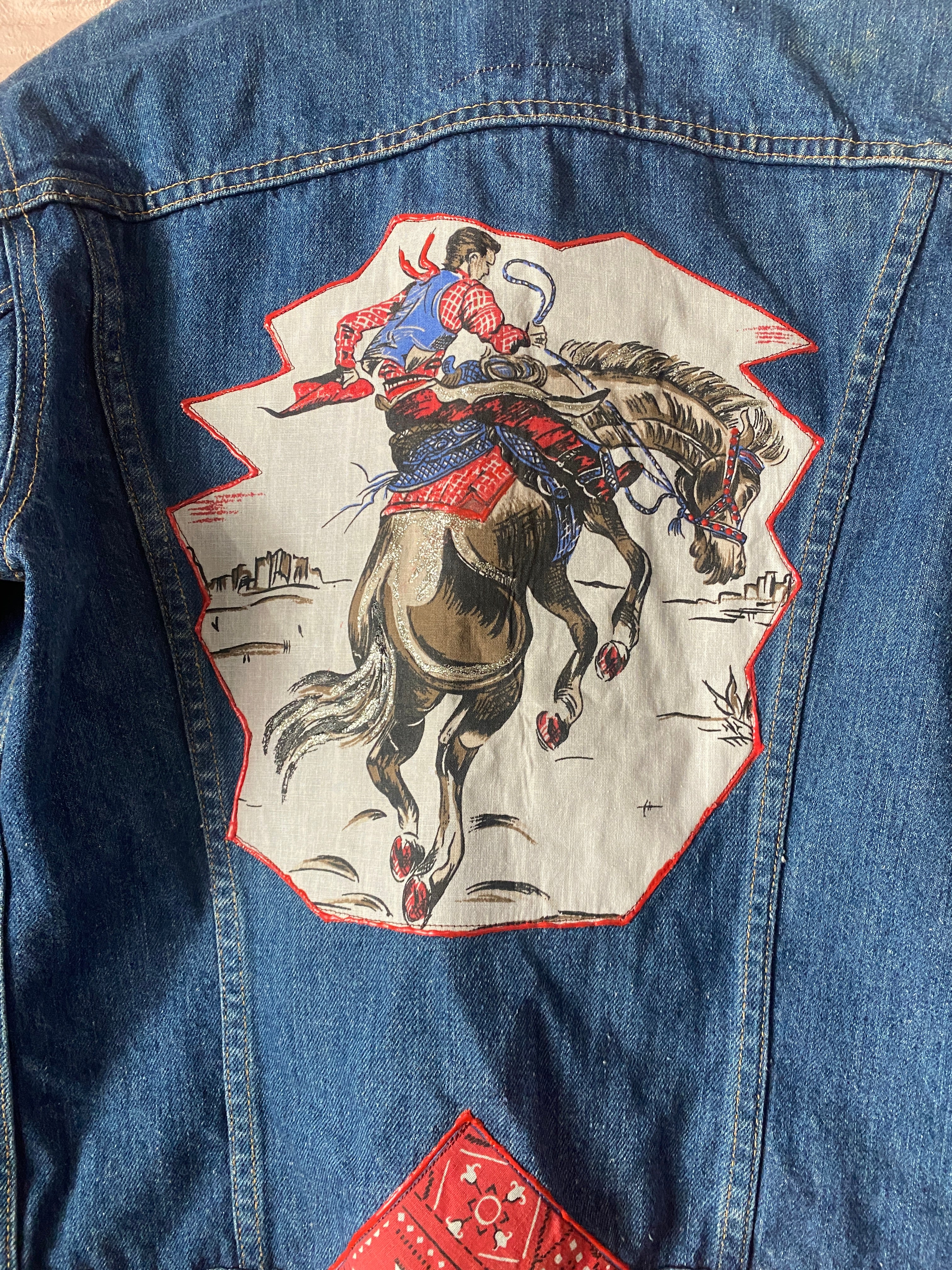 1990’s Reworked Levi's Western Patchwork Jacket, size M