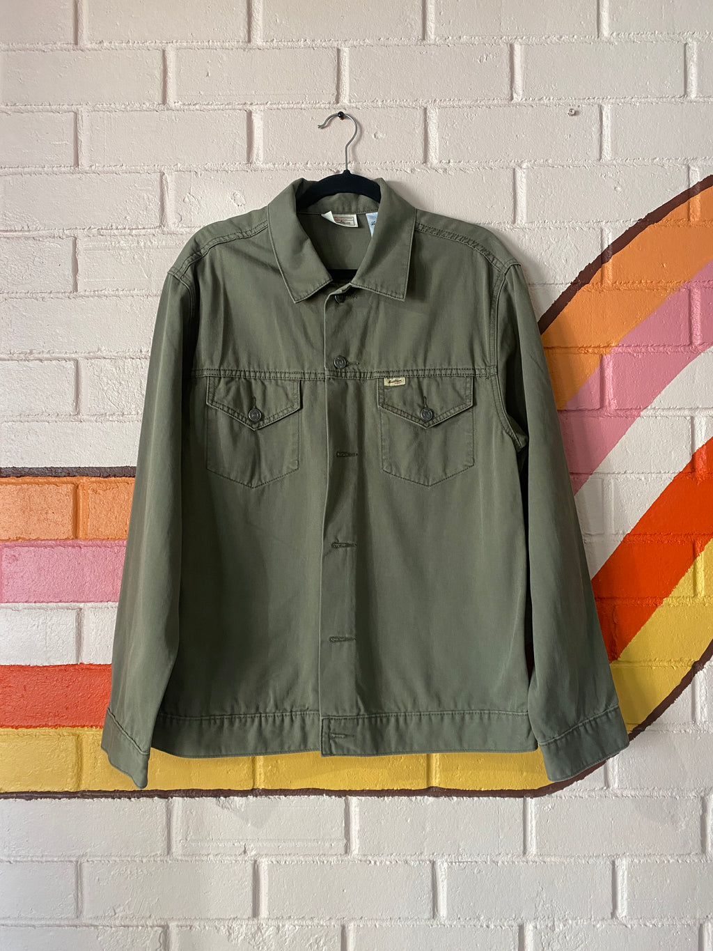 Levi's Olive Green Denim Jacket