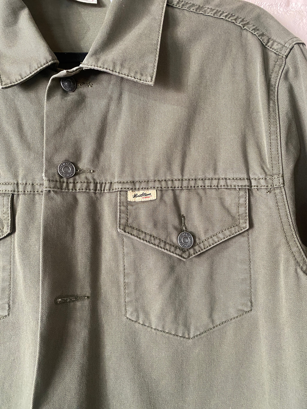 Levi's Olive Green Denim Jacket