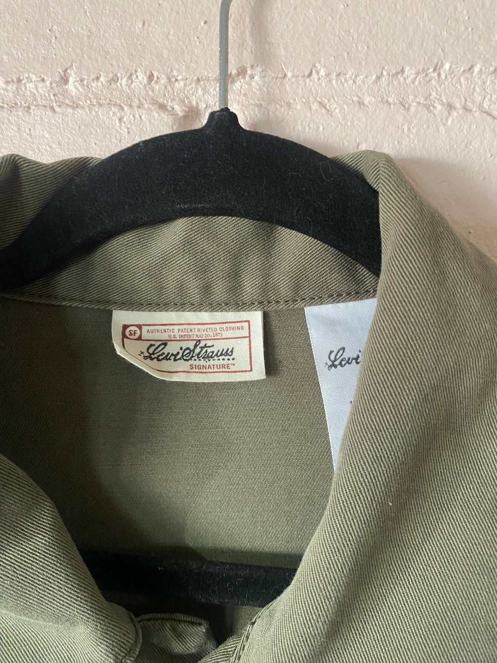 Levi's Olive Green Denim Jacket