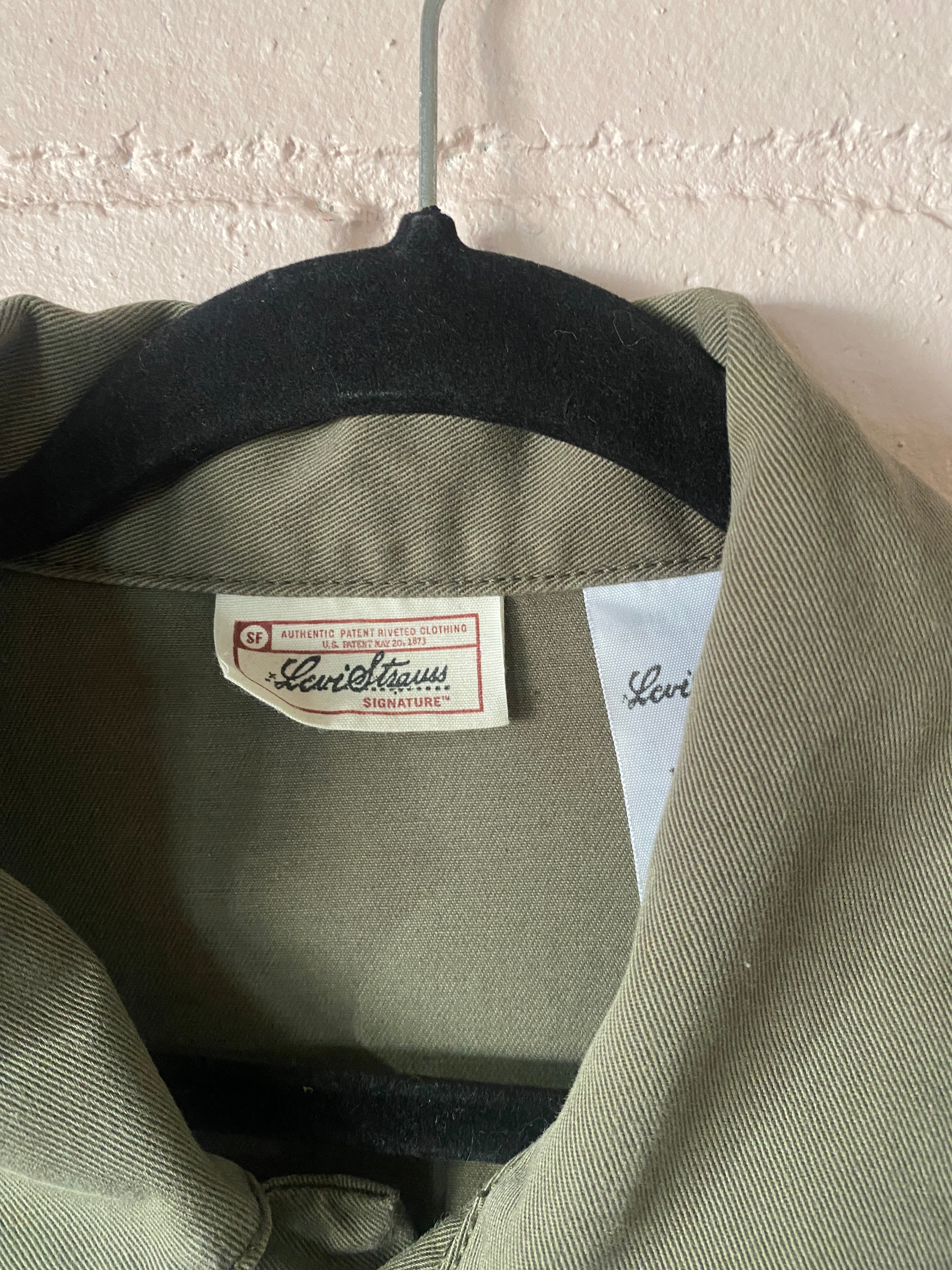 Levi's Olive Green Denim Jacket