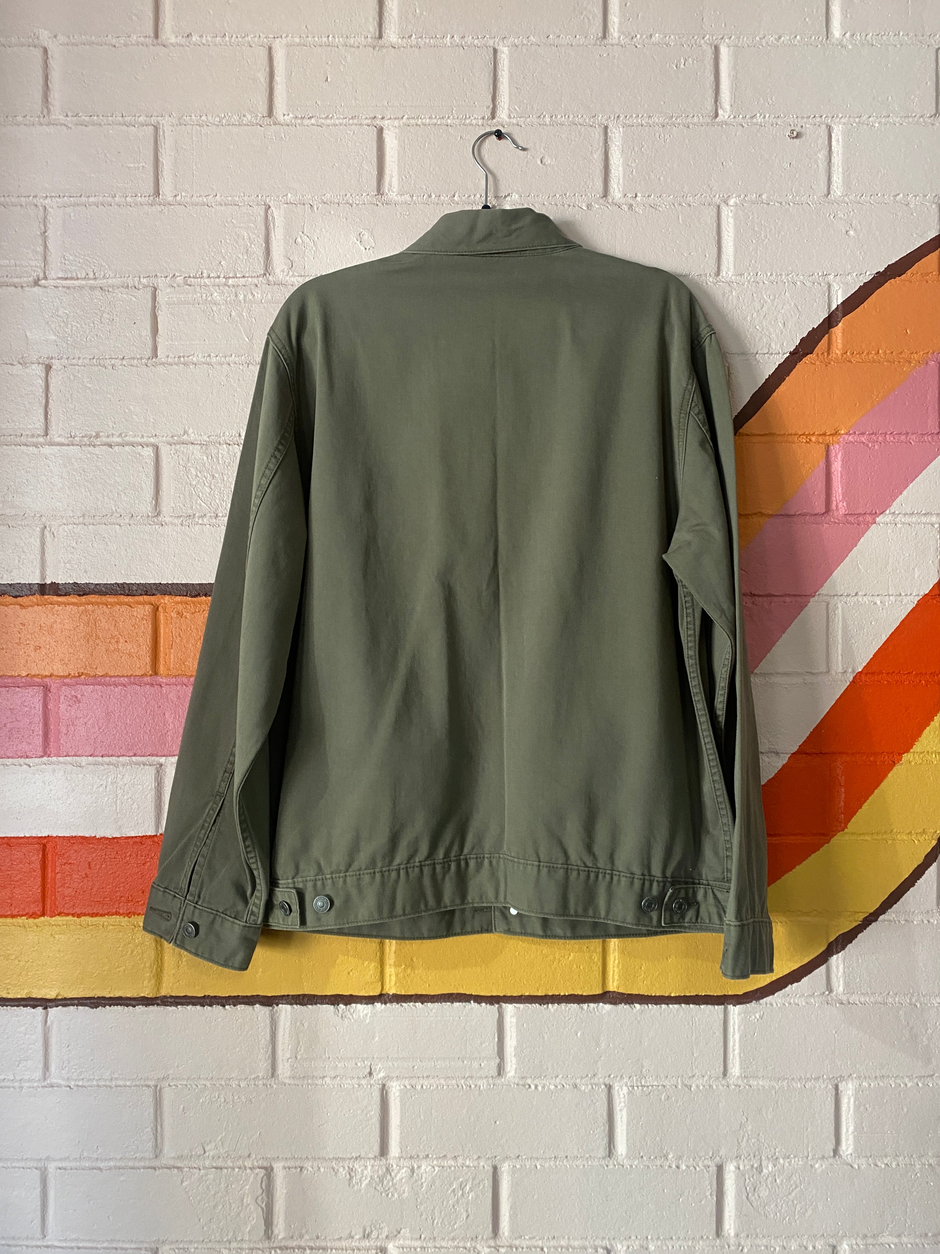 Levi's Olive Green Denim Jacket