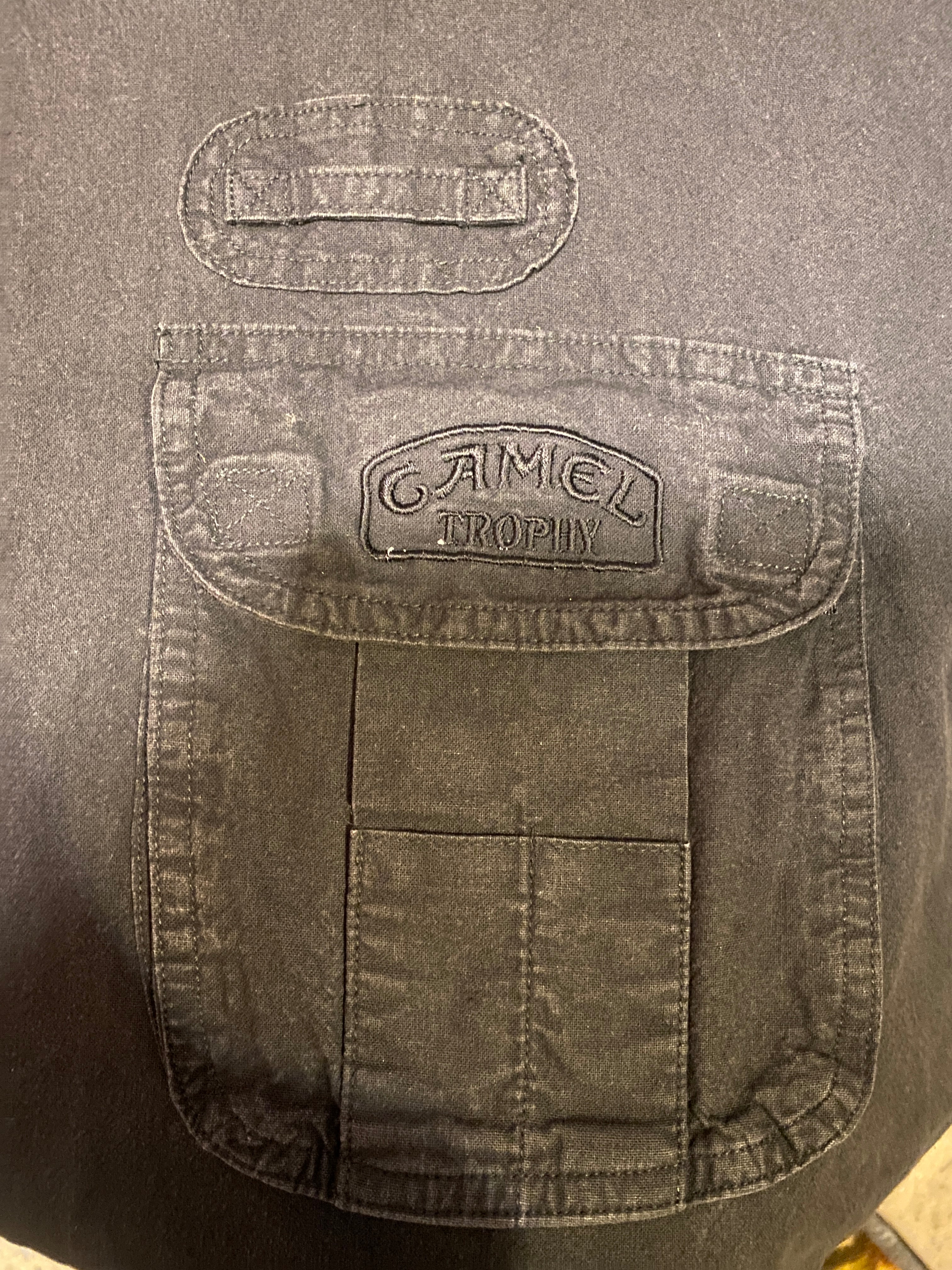 Camel Vintage Cargo Botton Up